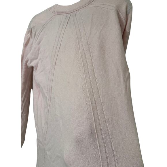 Rag & Bone Ace Women's V-Neck 100% Cashmere Sweater Pink Blush, size S - Picture 6 of 10